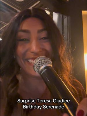 Love Love Love Birthdays! A birthday song from Tre really is the gift that keeps on givin’ 🎂 Thank you for allowing me to be a part of your special day!!! #teresagiudice