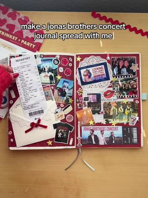 journal with me! such an incredible and unforgettable night in Seattle seeing the Jonas brothers with my bestie ❤️ they did a perfect mix of old and new songs and also brought out sum 41 which was epic! Thank you for giving us a core memory to look back on @Jonas Brothers @joejonas @Kevin Jonas @Nick Jonas  Stickers are from @Trinket Party 🎀 ❤️😍  Hot Glue @The Gorilla Glue Company  #journalwithme #journalasmr #journaling #journalideas 