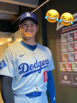 Hi, Shohei! 😂 #dodgers #sports #losangeles 