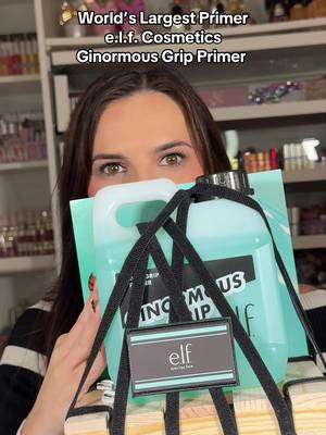 Omg e.lf. Ginormous power grip primer - lifetime supply of primer  #elfcosmetics #elfmakeup #primer #drugstoremakeup #affordablemakeup @e.l.f. Cosmetics 