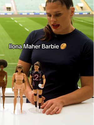 Strength. Style. Muscle. The Ilona Maher Barbie doll introduces an all-new muscular doll body sculpt – including an athletic torso, defined muscles, and a sculpted core – reflective of many strong athletes, and marking an expansion to the body diversity in the Barbie line. The @Ilona Maher Barbie doll is coming to retailers nationwide in Fall 2026.
