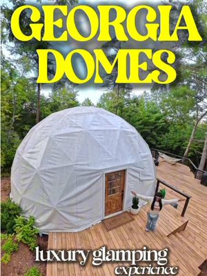 10/10 Glamping Experience✨🤎🍂 Enter for a chance to win a Dome Home on 12+ acres in the Blue Ridge Mountains 🏡 … details on my IG✨ #blueridgemountains #glamping #georgia #cabins #thingstodo 
