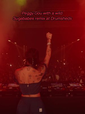 Gou big or Gou home. A moment worth reliving from her incredible Gou Talk takeover, Peggy Gou had the crowd spinning ‘Round Round’ with this sumptuous Sugababes remix. #peggygou #drumsheds #electronicmusic #ravetok #sugababes 