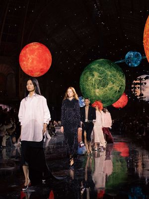 This is a universe, the Universe of CHANEL. Beyond space and time, a conversation unfolds between CHANEL’s Artistic Director of Fashion Activities Matthieu Blazy and Gabrielle Chanel.  An idea of the future from the past is found in the House’s fundamentals: tweed, jersey and silk; the architecture of the CHANEL suit laid bare; jewellery, so intrinsic to CHANEL, is loaded and treasured. Above all, there is an idea of freedom, of a silhouette in motion. The idea of not just one CHANEL woman, but rather, of CHANEL women. CHANEL Spring Summer 2026 collection. Matthieu Blazy for CHANEL. See more at chanel.com #CHANELSpringSummer #CHANELShow 