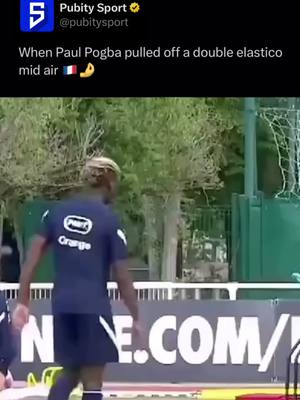 Paul Pogba really did the double elastico mid air 🇫🇷🥶 #paulpogba #pogba #equipedefrance #tekkers #footyskills #baller #asmonaco #foryou #fy #4u #trending (via @Equipe de France )