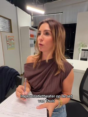 Wanneer ze ons een uurtje loslaten op set  