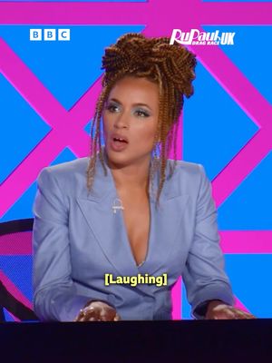 THE SHADE 😭🫢 @michelledeswartecomedy #DragRaceUK It's the Design Challenge! The queens are tasked with creating looks from iconic leftover items from Drag Race UK’s previous series.