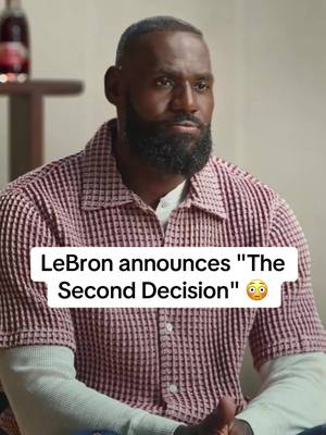 LeBron drops The Second Decision😳 #NBA #lebron #lebronjames #lakers #sports 