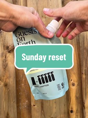 Sunday reset, clean freak edition ✨ #CleanTok #reuse #CleanTok 
