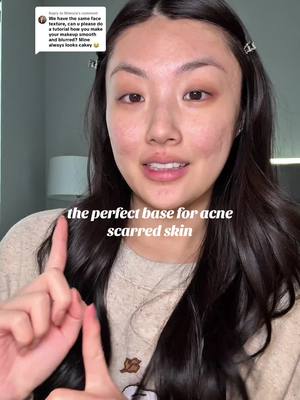 Replying to @Mimoza my current makeup routine for acne scarred skin! @beplain.shop @MERIT Beauty @SKIN1004 US @TORRIDEN US @Fenty Beauty @DALBA @rhode skin @Beautyblender @Hourglass Cosmetics @ONE SIZE BEAUTY @Laura Mercier @Armani beauty #skincare #makeup #acnemakeup #acnescars 