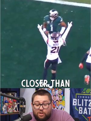 Jalen Hurts threw a hail mary then ran down the field to try and catch the deflection and came closer than you’d think #football #nfl #sports #eagles