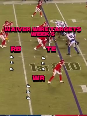 Top Waiver Adds Heading Into Week 6 #fantasyadvice #fantasyfootball #nflfootball #waiverwire #nfl 