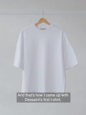 Introducing my version of the perfect white tee — the DESSAINT Pima Oversized Tee. Restocking for the first time on October 18th. New TikTok account for my brand ➡️ @DESSAINT 