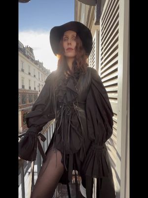 Honored to attend the #anndemeulemeester S/S26 show in Paris 💘 inspiring & gorgeous video by Virginie Khateeb for Nasty Magazine  Creative director: Stefano Gallici ✨ #parisfashionweek #ss26 #chelseawolfe #stefanogallici 