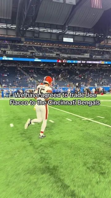 We have agreed to trade QB Joe Flacco to the Bengals #nfl #browns #joeflacco 