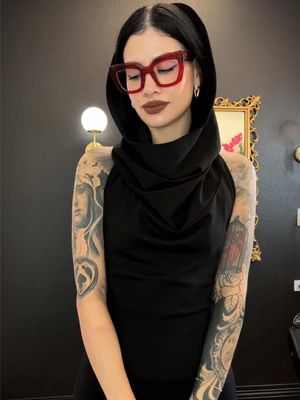 Forever obsessed with this jumpsuit from @A B S T R A C T I K A 🖤 Bag from @Dolce Vita Footwear  #dolcevita #whatiwore #gothgoth