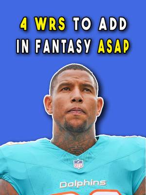 4 Wide Receivers you need to add in your fantasy league before it’s too late #fantasyfootball 