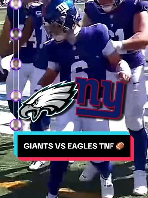 Thursday night NFC East battle between the Eagles and Giants!! 🏈 Here’s my lay:  Eagles QB Jalen Hurts anytime rushing touchdown  Eagles RB Saquon Barkley longest rush more than 15.5 yards  Giants QB Jaxson Dart more than 175.5 passing yards  Eagles WR AJ Brown more than 54.5 receiving yards  Giants TE Theo Johnson anytime touchdown  Thursday night football let’s go!!  #nfl #nflfootball 