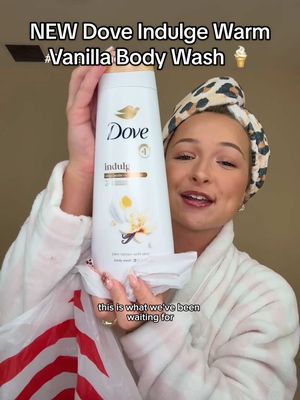 #DovePartner the gourmand girlies have been waitinggg for this one ✨ You can find the @Dove Beauty & Personal Care Indulge Warm Vanilla Body Wash at Target or shop the link in my bio #gourmand #vanillagirl #targetfinds