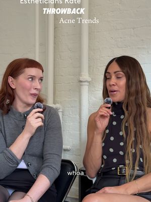 🤣 How many of you have tried one of these “acne treatments”? Sat down with @sofiepavitt and thought back about all the truly unhinged things we used to do to fix our acne… (scary edition)