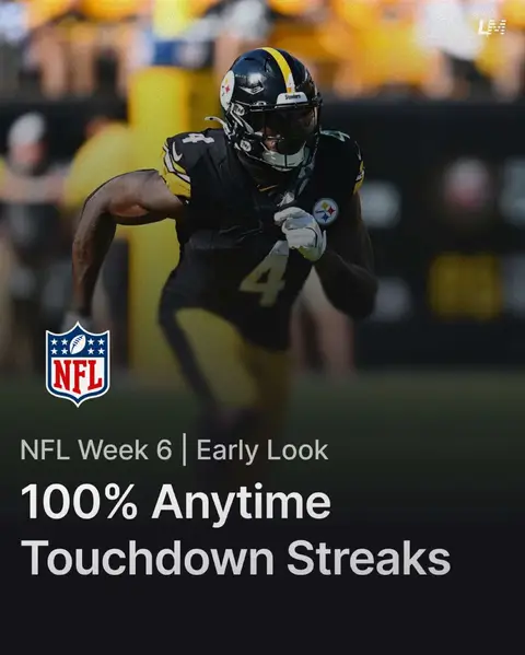 Get all these sheets from the Linemate App 📲 #NFLPicks #NFL #NFLTrends #NFLProps #NFLWeek6