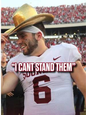 Baker when asked about the Longhorns… 😤 • • • • • #OUDNA #BOOMERSOONER #SOONERS #OKLAHOMAFB #OUFB #OU #BOOMER #CFB #FOOTBALL #CollegeFootball #FYP #EXPLOREPAGE #EXPLORE