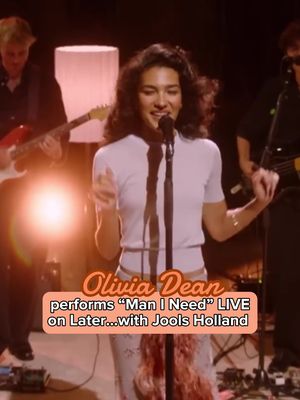 We’re obsessed with whatever @Olivia Dean put in this song 🤩 #OliviaDean #LiveMusic #ManINeed 