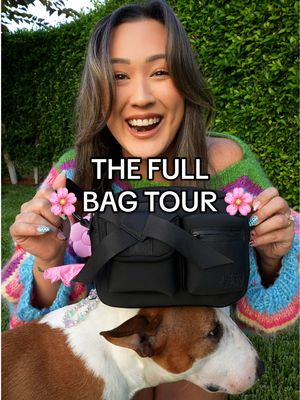 THE FULL BAG TOUR 🌸 the 10 design details that went into creating the @FuzzboyOriginals everyday walking bag #fuzzboyoriginals #dogbrand #whatsinmybag 