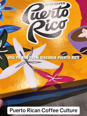Epic pr box from @DiscoverPuertoRico on Puerto Rican coffee culture!! Do you know about puerto rican coffee?