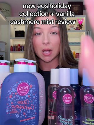 here’s the review you’ve all been waiting for!!! 😭🙈💓 @eos Products #eos #eosholidaycollection #review #girlytips #fyp 