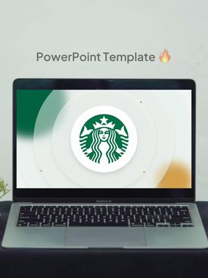 Starbucks 02 - PPT Template by @misterslide. Explore Powerpoint with Morph Transition 👍 #powerpointideas #powerpointtemplate #powerpointdesign #morphpowerpoint