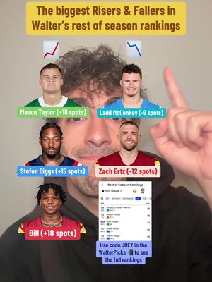 These players are trending up and down in fantasy!! #buccaneerswalterpicks #fantasyfootball #nflfantasy 