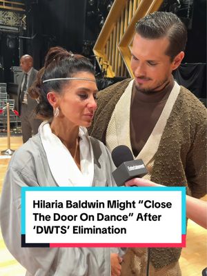 #HilariaBaldwin is reflecting on her journey with dance, saying she might “close the door again” after her elimination from #DWTS. #DancingWithTheStars #GlebSavchenko 