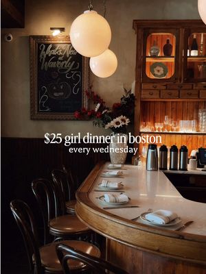 every wednesday at this charming charlestown bistro 🫶  📍 the waverly 