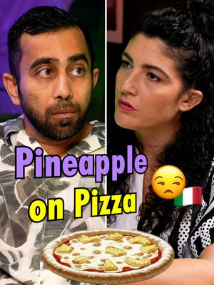 When my Italian friend was not happy bcos I wanted to put pineapple on my pizza What do you think? @Valentina Danubio 