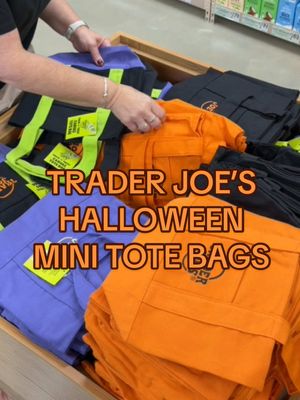 Trader Joe’s got me waking up at the crack of dawn for the Halloween Mini Tote Bags 🎃 #traderjoes #minitotebag #traderjoesminitotebag #halloween #totebag 