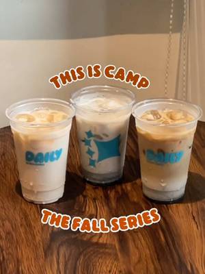 This is Camp — the Fall Series from Daily by Bo’s 🍂  Three drinks inspired by the calm and comfort of the season — spiced, nutty, and bold in every sip. •Iced Chai Latte •Iced Black Sesame Latte •Iced Dirty Black Sesame Latte. Available for a limited time at select Daily by Bo’s stores 🍁 @Daily by Bo's Coffee  #ForYourDailyHustle #ThisisCamp #FallSeries #coffeenotesbyj #blacksesamelatte 