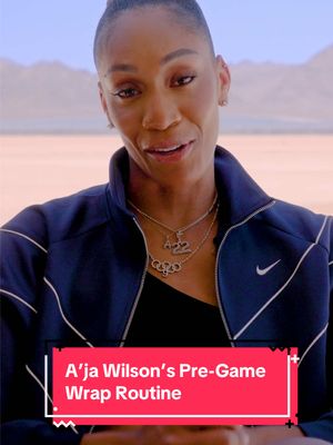 #AjaWilson’s pre-game is never the same each time—but she’s always down for a chicken Caesar wrap. Same, girl. 🥬 #AjaWilson #WNBA #FuelLike #WomensHealth