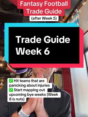 Huge week for trades! What is your biggest need?? #fantasyfootballtips #fantasyfootballtrade #fantaayfootballadvice 