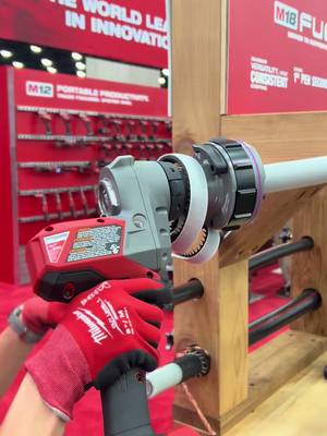 Maximum Versatility, Most Consistent Stripping. NEW M18 FUEL™ Covered Conductor Cable Stripper. #UtilityExpo25 #MilwaukeeTool #NothingButHeavyDuty