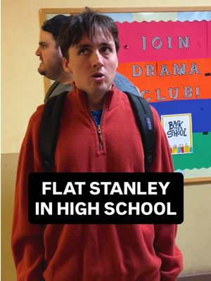 someone buy this show please @Hyde Healy #americanhighshorts #flatstanley #flatstanleyproject #highschool 