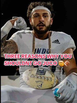 THREE reasons why you shouldn’t go JUCO 🤯🏈 #football #jucofootball #lastchanceu #d1football #CollegeFootball 