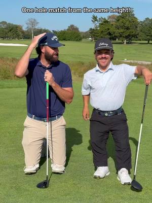 This was a fun match @Chazonehunit #fyp #golf  