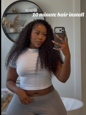I might not neverrrrr do another curly flip over sew in or quick weave 