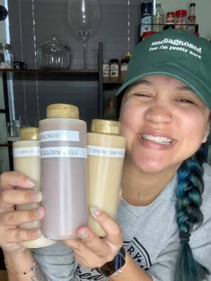 Restock of my top 3 favorite mixes from 7 Brew (ready to go at any given time) Sweet & Salty, cinnamon roll & blondie which is also golden eagle from Dutch bros!  #7brew #dutchbros #goldeneagle #blondie #sweetandsalty 