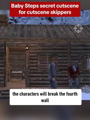 Baby Steps' secret cutscene only triggers if you skip almost all of the cutscenes: but it's not as easy as it sounds. #babysteps #gaming #secrets