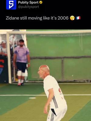 Zinedine Zidane has still got it 🇫🇷🥶 #zinedinezidane #zidane #realmadrid #tekkers #futsal #5aside #baller #foryou #fy #4u #trending #legend (Via IG: krm.prod)