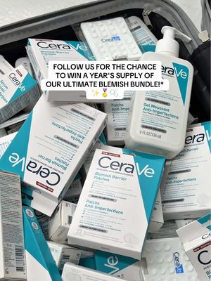 ✨ it’s your chance to WIN a year’s supply of our ultimate blemish bundle!*✨ including our EXCLUSIVE free suction phone accessories: to hold your patches on the go! here’s how to enter 👇 1️⃣ follow @ceraveuki on tiktok and instagram 2️⃣ like this competition post on both tiktok & instagram 3️⃣ tag 2 besties in the comments and tell us your secret to feeling confident in your own skin - even on blemish days 💬 good luck! *UK & ROI residents, 18+. Entries open 9:30 09/10/25 until 15:00 29/10/2025. To enter: 1. Follow @ceraveUKI on TikTok and Instagram. 2. Like this competition post on both TikTok and Instagram 3. Tag 2 besties in the comments and tell your secret to feeling confident in your own skin, even on blemish days! Prize: A suitcase containing the following full sized CeraVe products from cerave.co.uk: 12X CeraVe Blemish Cleansers (473ml), 12X CeraVe Retinol Serums (30 ml), 12X Blemish Barrier Patches, and 6X Suction Phone Sticker Gift With Purchase. All products are subject to availability. Full T&Cs: https://www.cerave.co.uk/en-gb/terms-and-conditions. Promoter: CeraVe, a trading division of L'Oréal (U.K.) Limited, Gateway Central, White City Place, 187 Wood Lane, London, W12 7SA.  #cerave #competition 