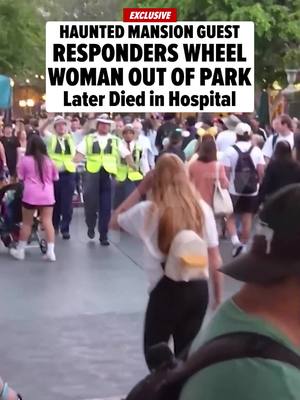 Disneyland Haunted Mansion patient seen being wheeled out from the ride just moments before their tragic passing. 🕊️ Full story available 🔗 in bio 🎥: Courtesy of Aaron Childs 