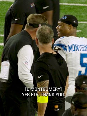 Full circle moment for D-Mo #nfl #detroitlions #micdup #davidmontgomery 